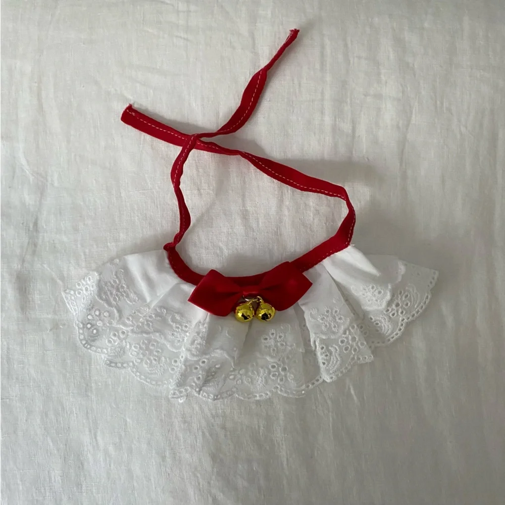 Lace bell collar for dog or cat -NEW